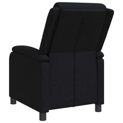 Relaxfauteuil Zwart Stof