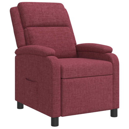 Relaxfauteuil Wijnrood Stof