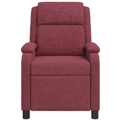 Relaxfauteuil Wijnrood Stof