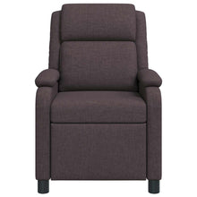Relaxfauteuil Donkerbruin Stof