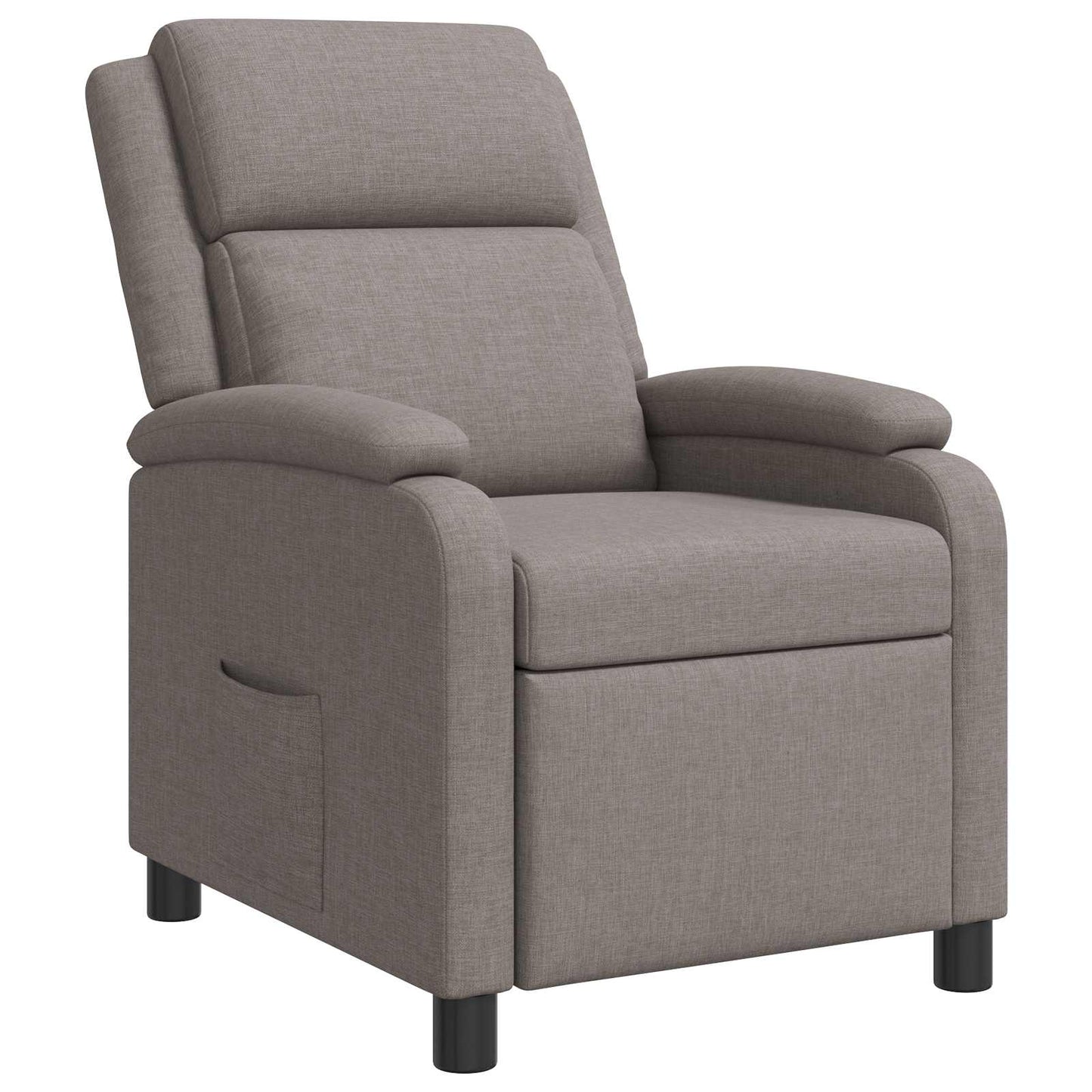 Relaxfauteuil Taupe Stof