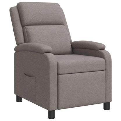Relaxfauteuil Taupe Stof