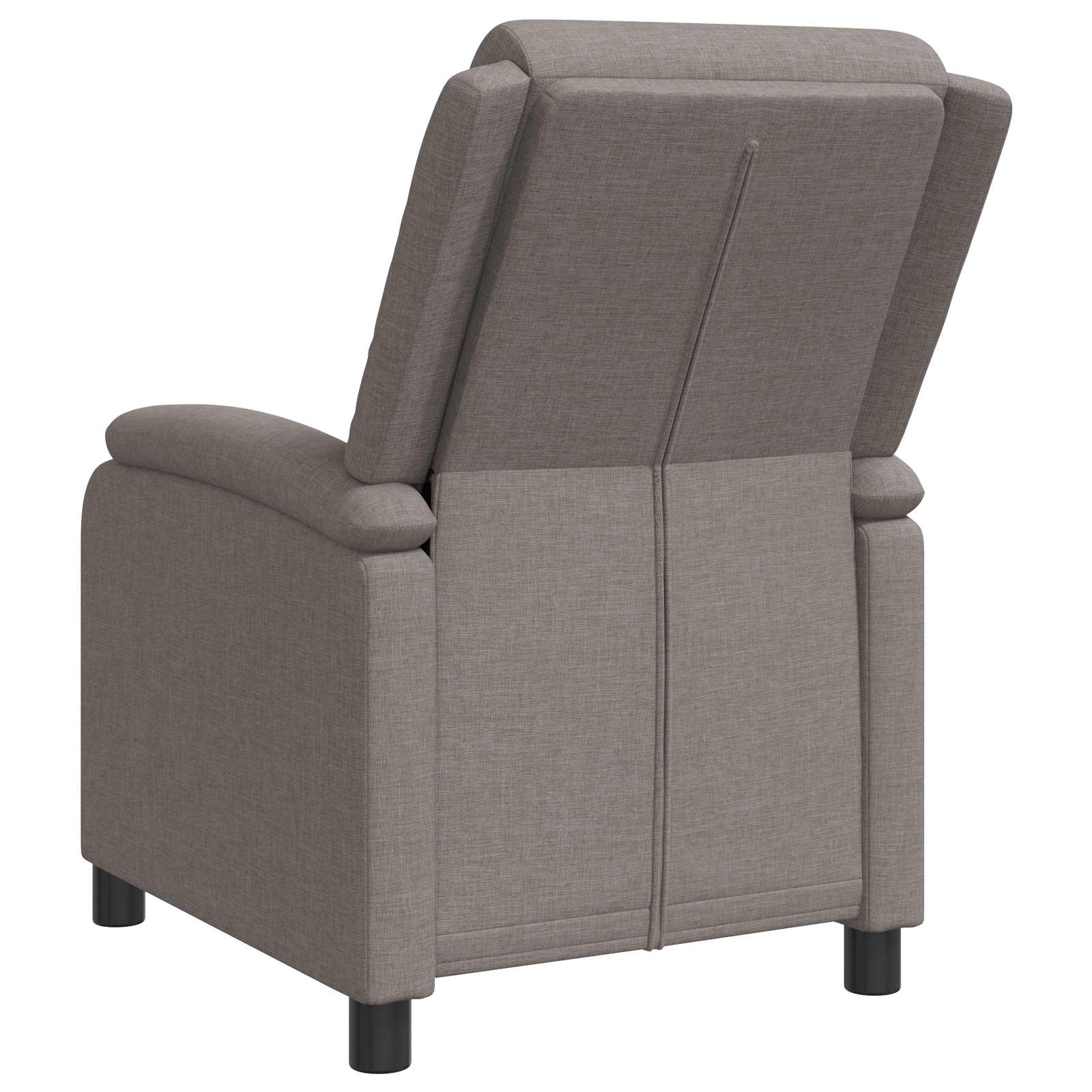 Relaxfauteuil Taupe Stof