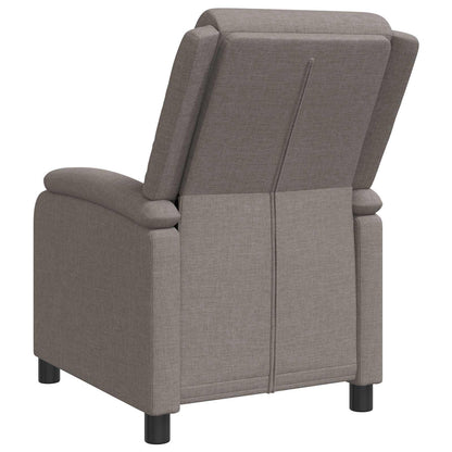 Relaxfauteuil Taupe Stof