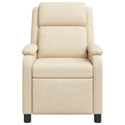 Relaxfauteuil Crèmekleurig Stof