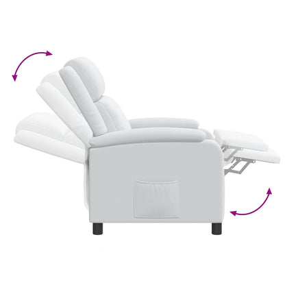 Relaxfauteuil Wit Stof