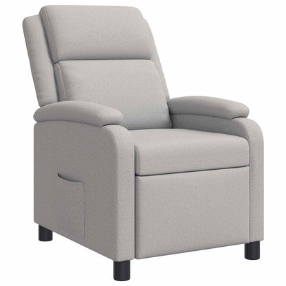 Relaxfauteuil Wolkengrijs Stof Wolkengrijze stof