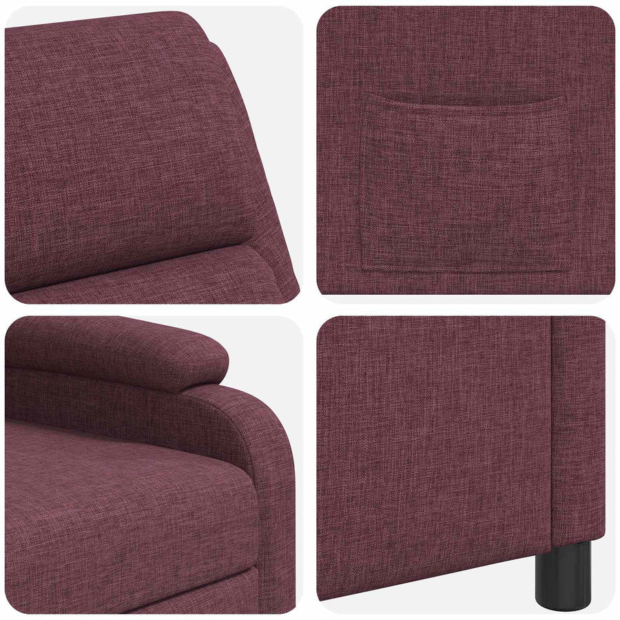 Relaxfauteuil Paars Stof