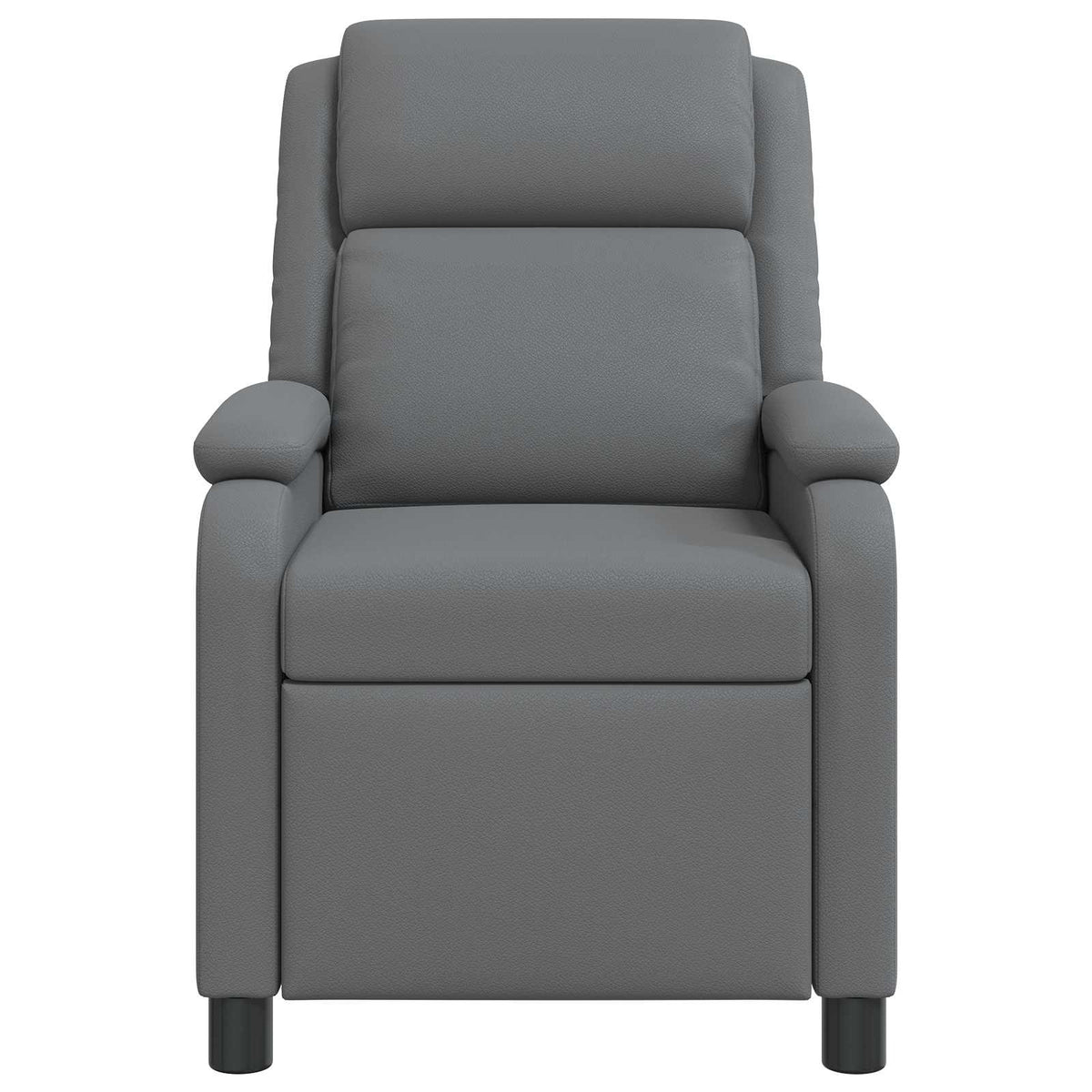 Massage Recliner Grijs Kunstleer
