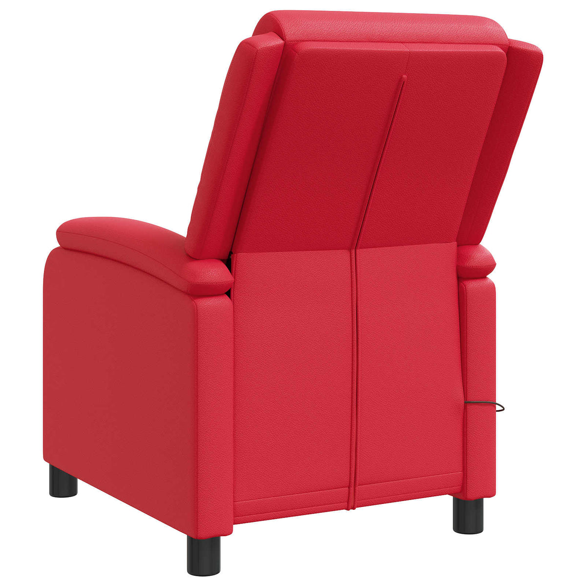 Massage Recliner Rood Kunstleer