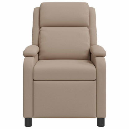 Massage Recliner Cappuccino Kunstleer