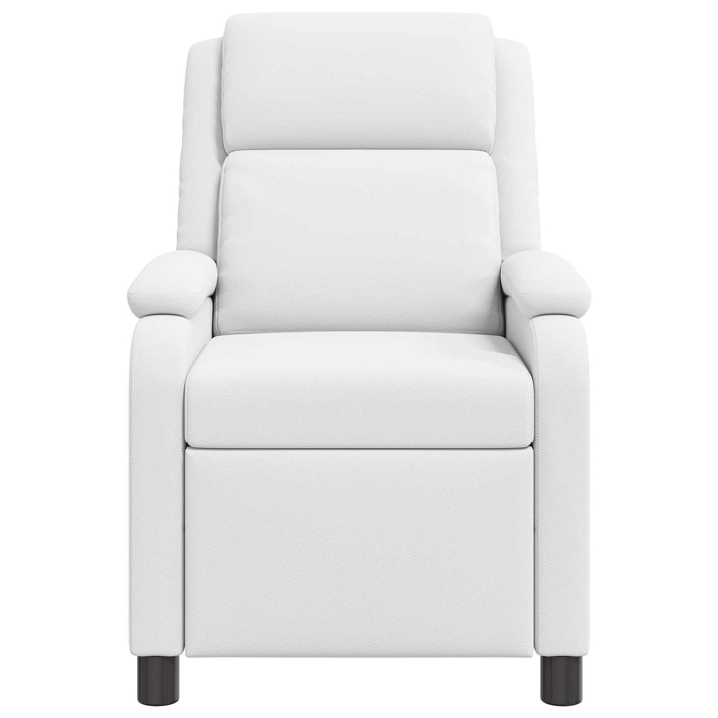 Massage Recliner Wit Kunstleer