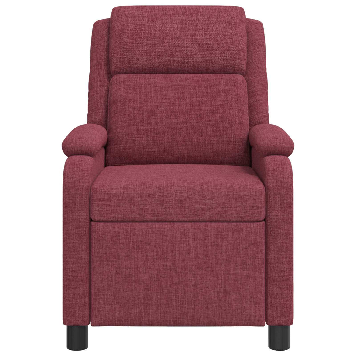 Massage Recliner Wijnrood Stof
