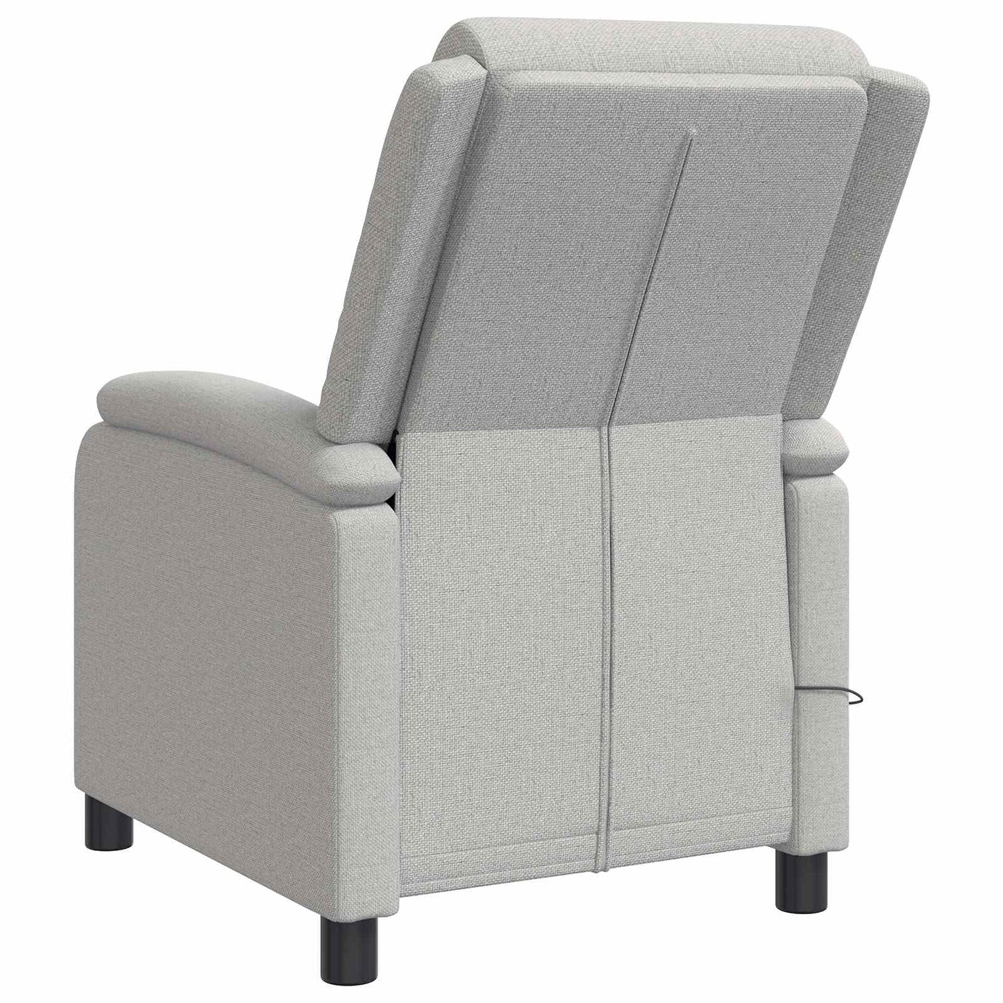 Massage Recliner Wolkengrijs Stof Wolkengrijze stof