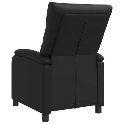 Relaxfauteuil Zwart Kunstleer