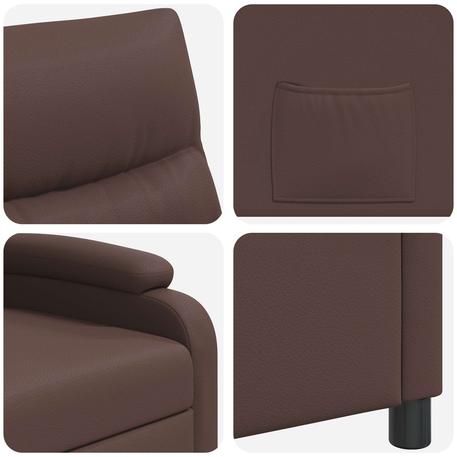 Relaxfauteuil Bruin Kunstleer