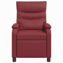 Relaxfauteuil Wijnrood Kunstleer