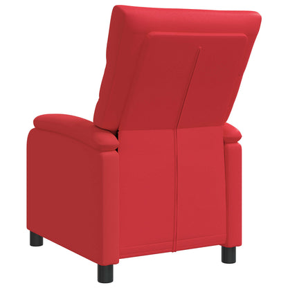 Relaxfauteuil Rood Kunstleer