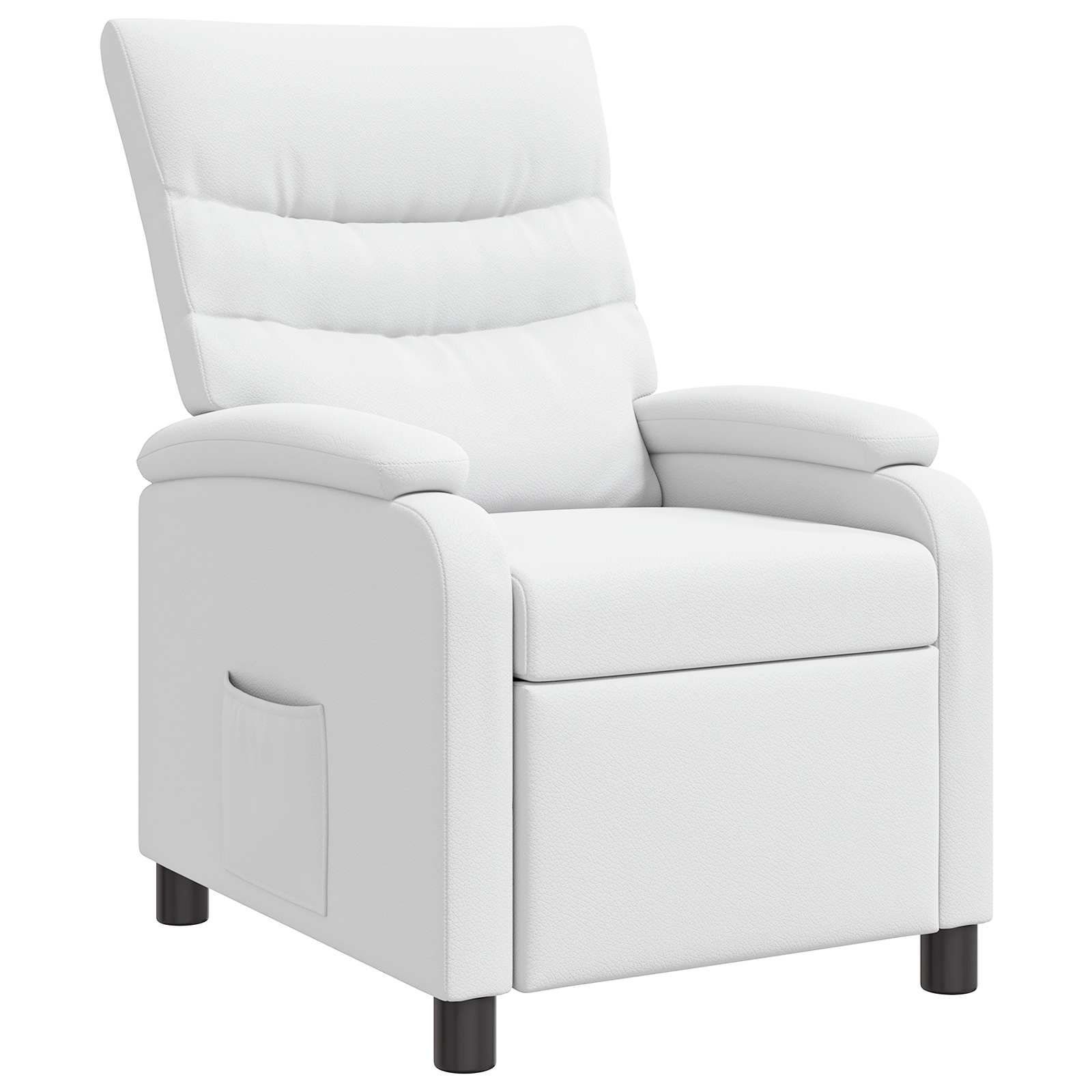 Relaxfauteuil Wit Kunstleer