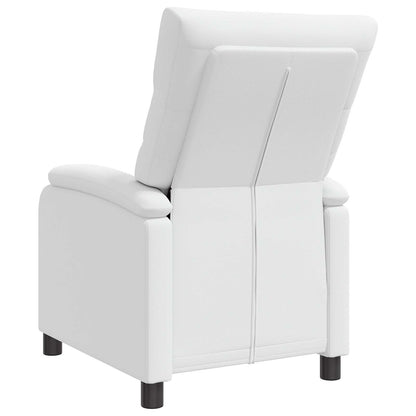 Relaxfauteuil Wit Kunstleer