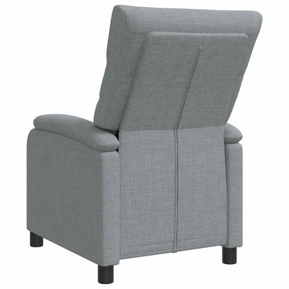 Relaxfauteuil Lichtgrijs Stof