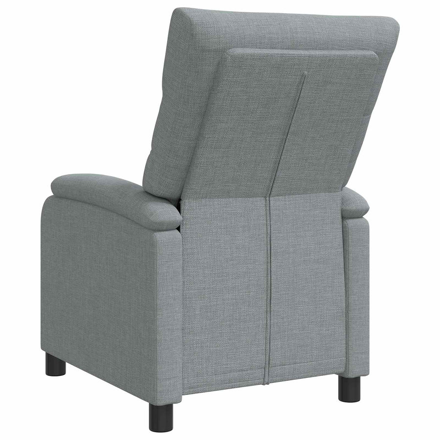 Relaxfauteuil Lichtgrijs Stof