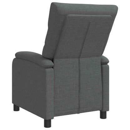 Relaxfauteuil Donkergrijs Stof