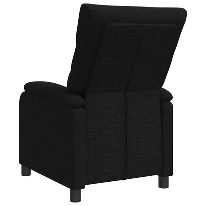 Relaxfauteuil Zwart Stof