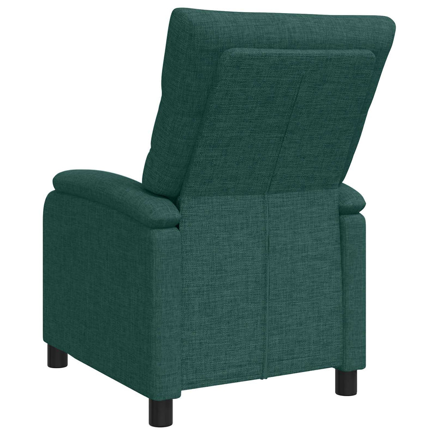 Relaxfauteuil Donkergroen Stof