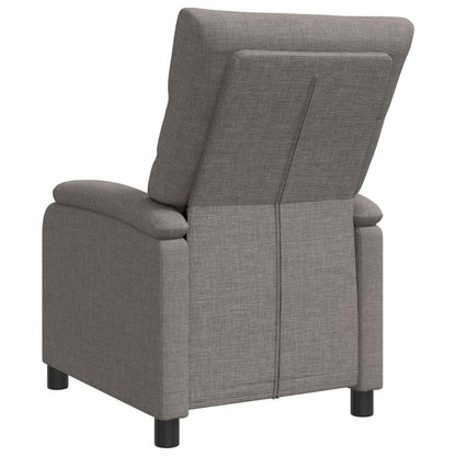 Relaxfauteuil Taupe Stof