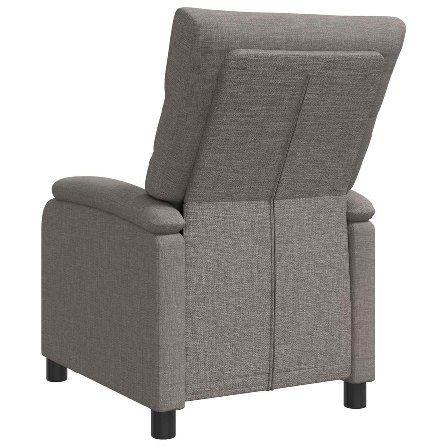 Relaxfauteuil Taupe Stof