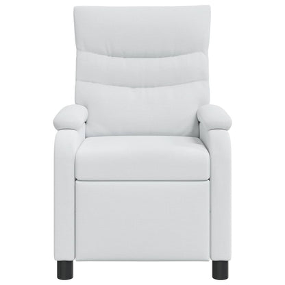 Relaxfauteuil Wit Stof