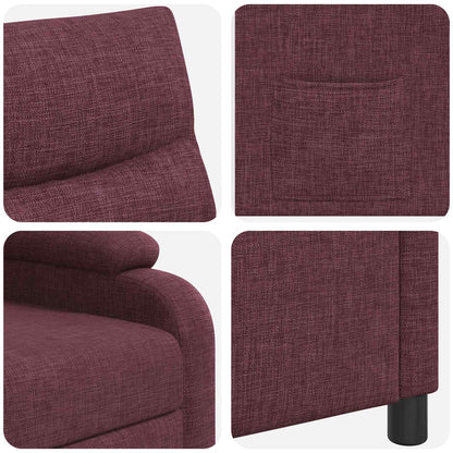 Relaxfauteuil Paars Stof