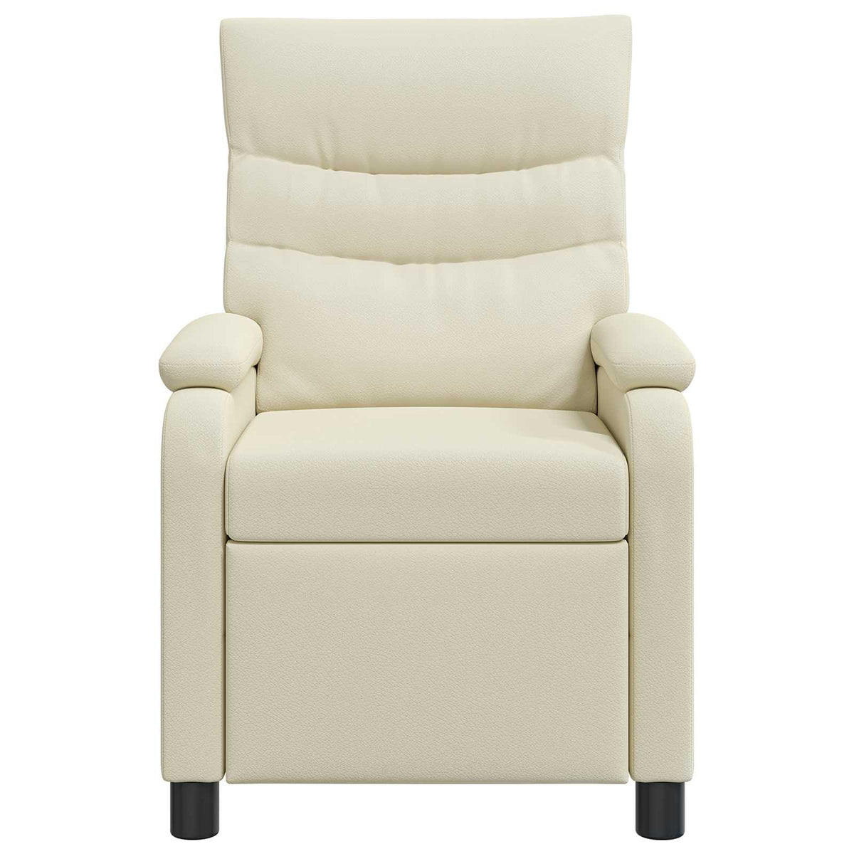Massage Recliner Crèmekleurig Kunstleer