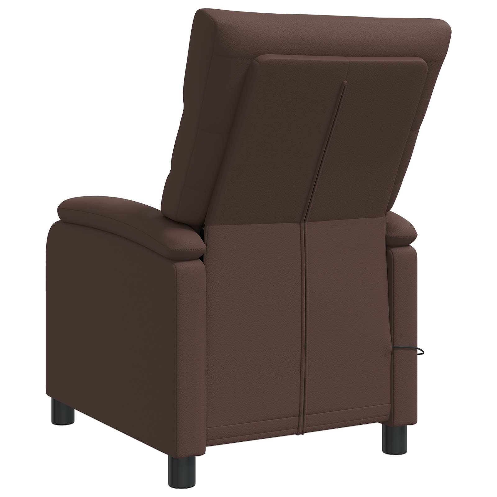 Massage Recliner Bruin Kunstleer