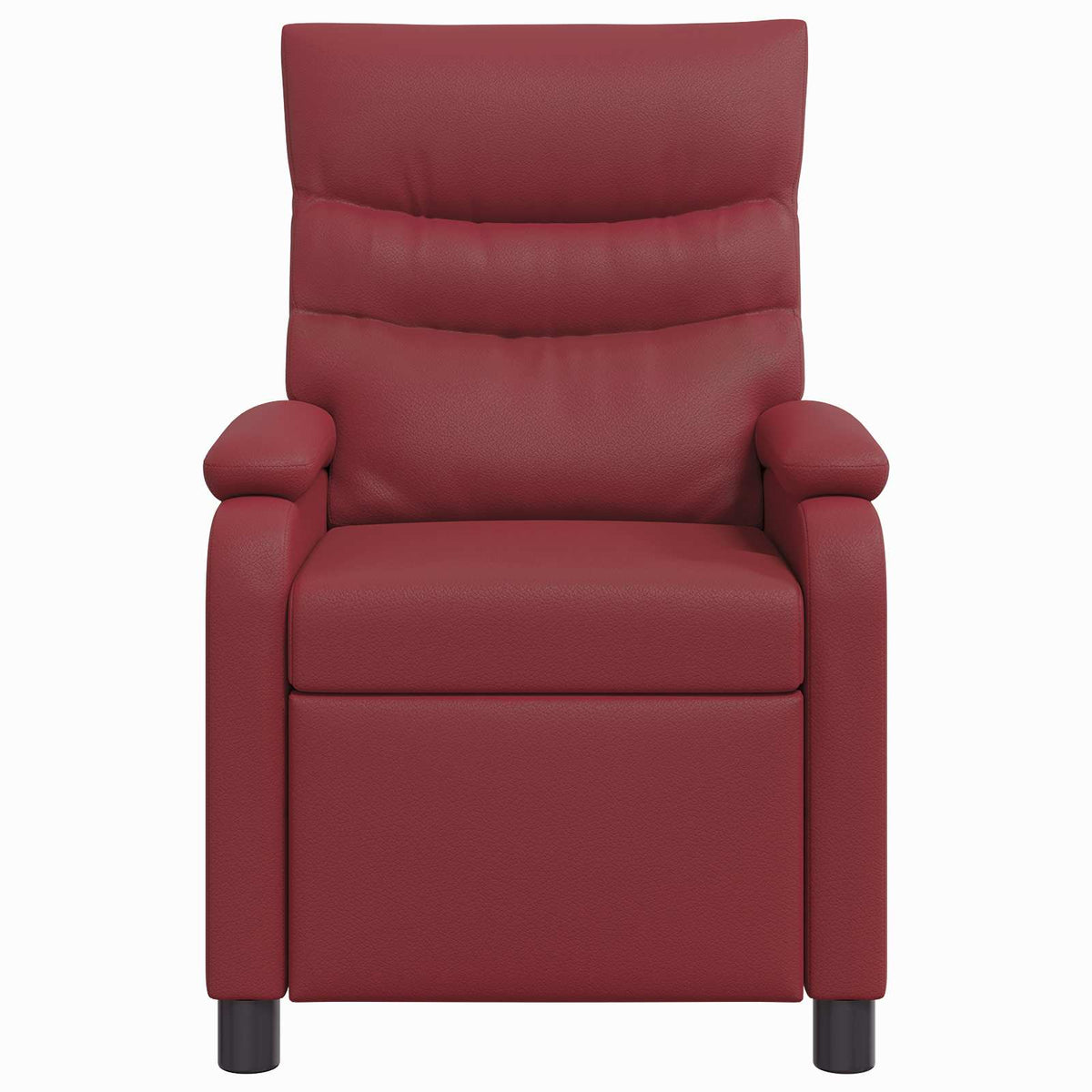 Massage Recliner Wijnrood Kunstleer