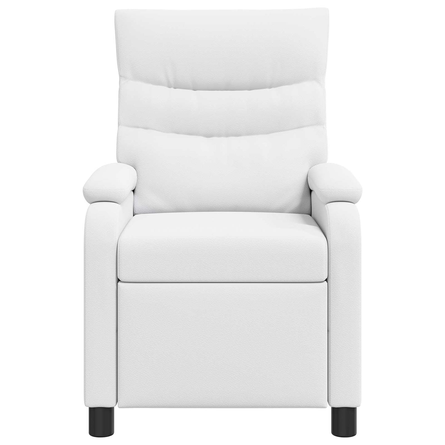 Massage Recliner Wit Kunstleer