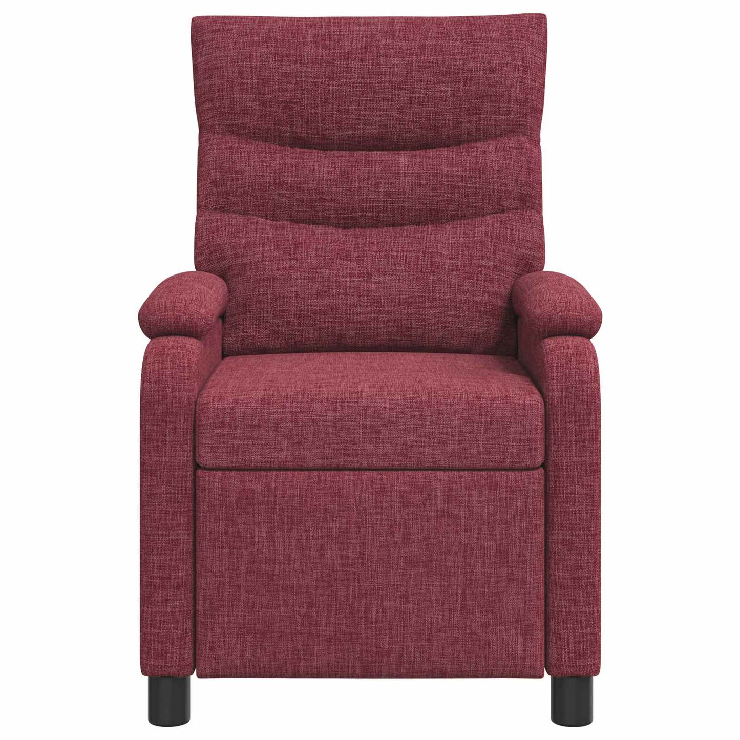Massage Recliner Wijnrood Stof