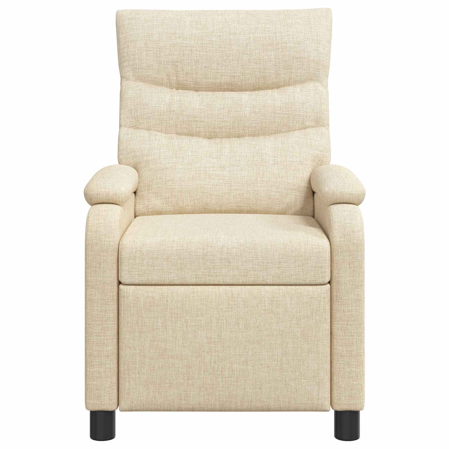 Massage Recliner Crèmekleurig Stof