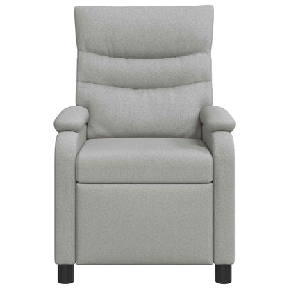 Massage Recliner Wolkengrijs Stof Wolkengrijze stof
