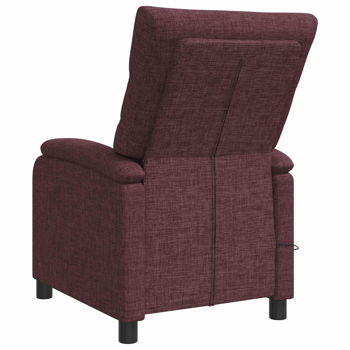 Massage Recliner Paars Stof