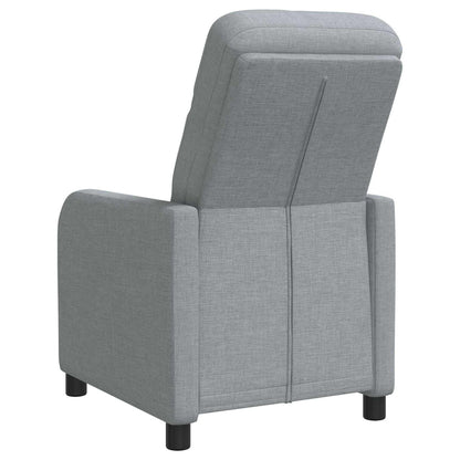 Relaxfauteuil Lichtgrijs Stof