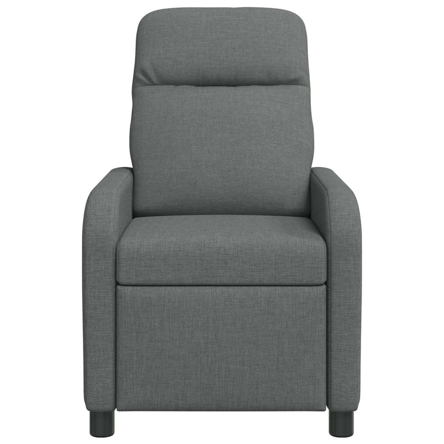 Relaxfauteuil Donkergrijs Stof