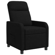 Relaxfauteuil zwart stof