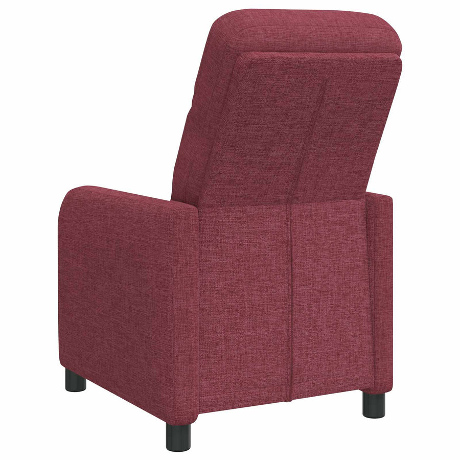Relaxfauteuil Wijnrood Stof