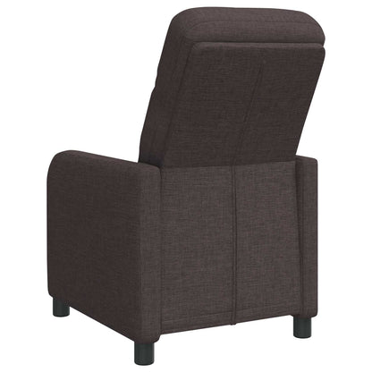 Relaxfauteuil Donkerbruin Stof