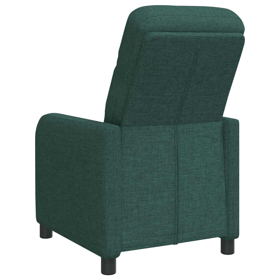 Relaxfauteuil Donkergroen Stof