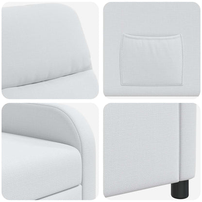 Relaxfauteuil Wit Stof