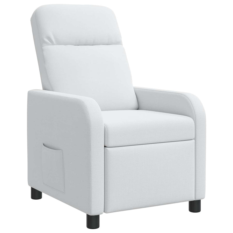 Relaxfauteuil Wit Stof