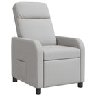 Relaxfauteuil wolkengrijs stof